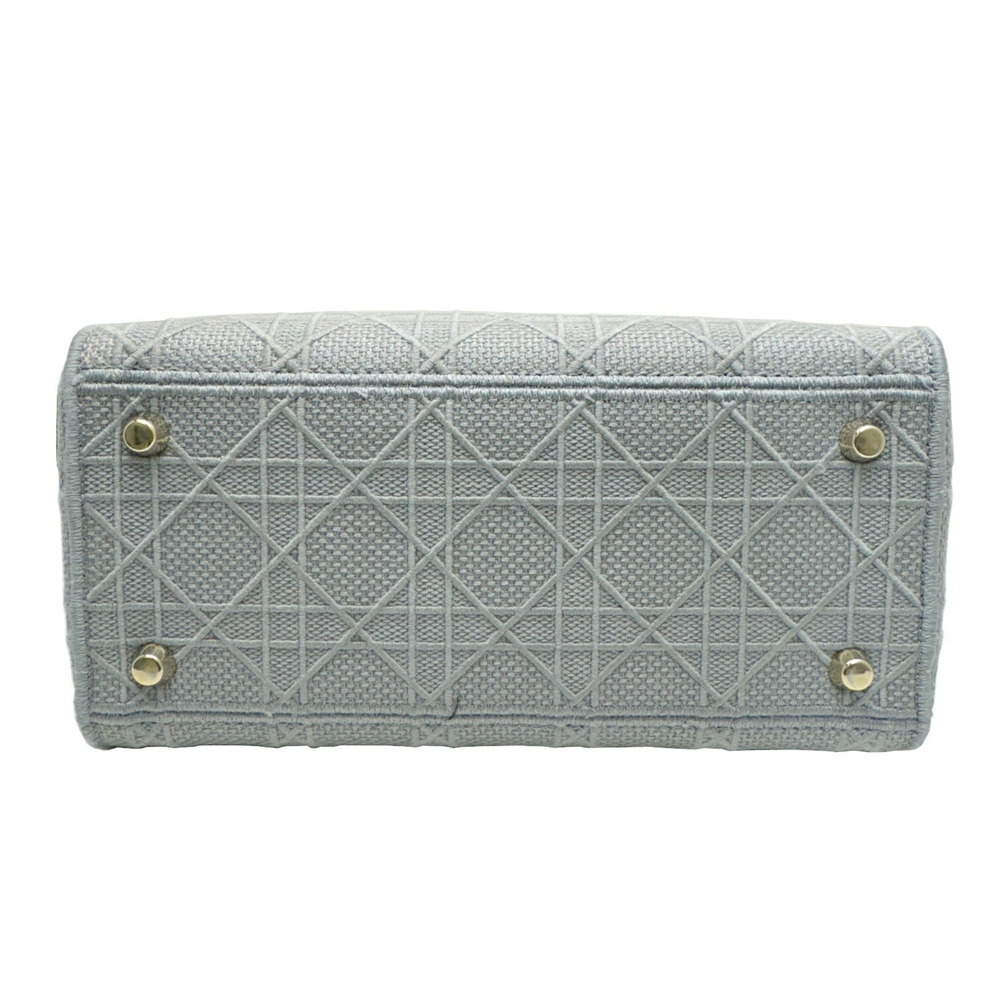 Christian Dior LADY D-LITE Medium Bag Cannage Embroidery Gray M0565OREY_M950 ... - Picture 5 of 16